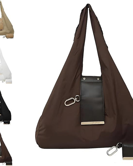 Keychain Tote Bag, Compact Handbag for Women, Expandable & Portable Purse for Daily Errands, Shopping, Work