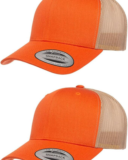 Yupoong Classic Premium Mesh 6 Panel Retro Trucker Cap | Mid Profile Snapback | OSFA | Bulk Pack Available