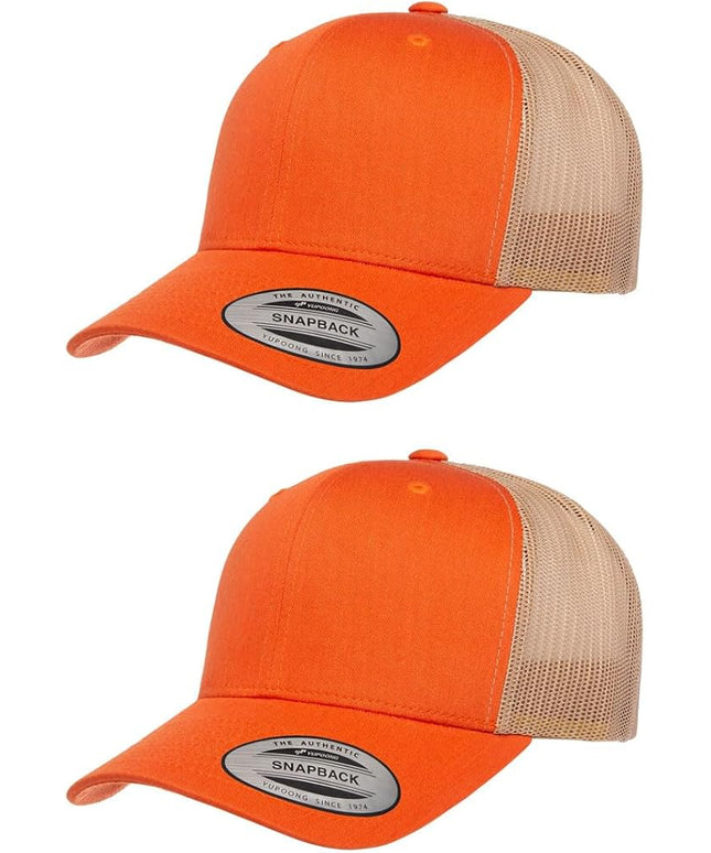 Yupoong Classic Premium Mesh 6 Panel Retro Trucker Cap | Mid Profile Snapback | OSFA | Bulk Pack Available