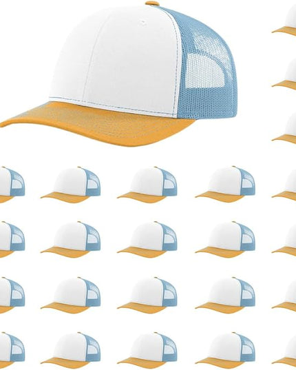 Richardson 112 Classic Six-Panel Adjustable Snapback Trucker Cap | Bulk Packs Available