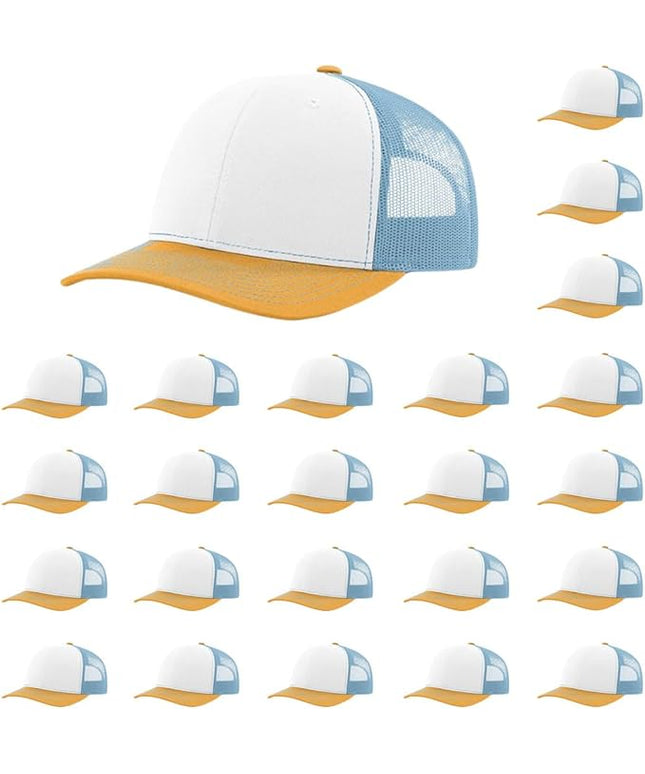 Richardson 112 Classic Six-Panel Adjustable Snapback Trucker Cap | Bulk Packs Available