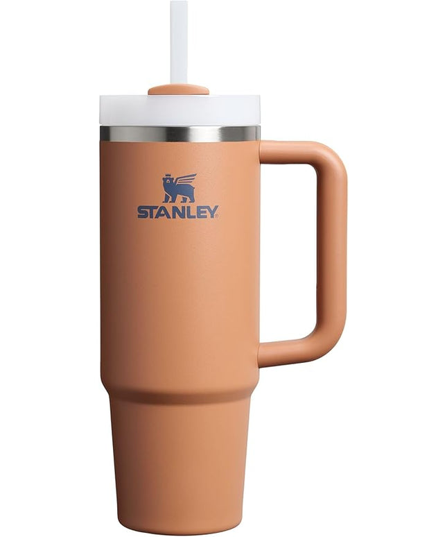 STANLEY Quencher H2.0 Tumbler with Handle and Straw 30 oz | Flowstate 3-Position Lid | Cup Holder Compatible for Travel | Insulated Stainless Steel Cup | BPA-Free |Toast