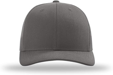 Richardson 112 Trucker Hat - Premium Adjustable Snapback Hat - Structured Six Panel Richardson Blank Caps