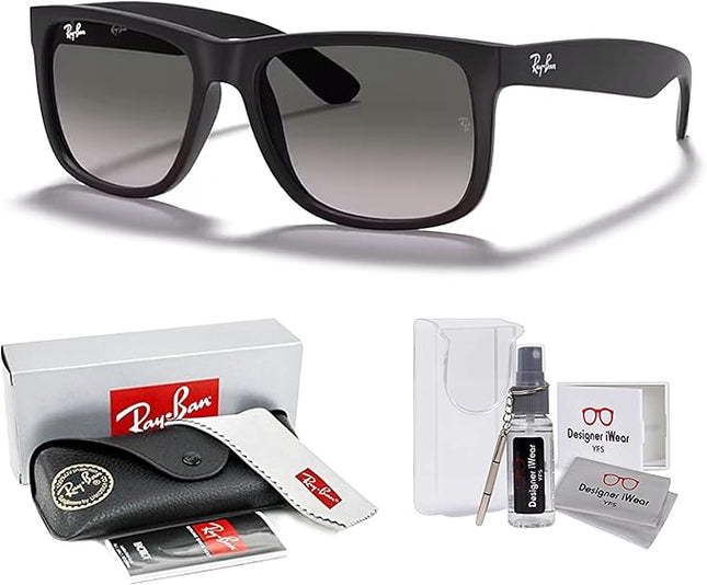 Ray-Ban RB4165 Justin Rectangular Sunglasses