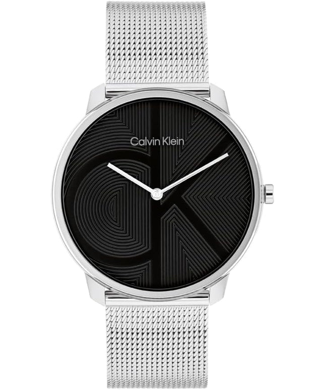 Calvin Klein Women's CK Iconic - 35mm 2H Quartz Watch - Stainless Steel Mesh Bracelet - Water Resistance 30 Meters – Premium Fashion Timepiece for Everyday Style - Gift for Her