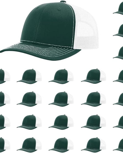 Richardson 112 Classic Six-Panel Adjustable Snapback Trucker Cap | Bulk Packs Available