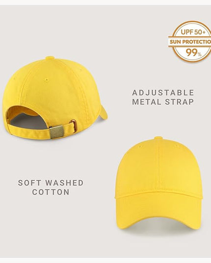 CHOK.LIDS Everyday Premium Dad Hat Unisex Cotton Baseball Cap for Men and Women Adjustable Lightweight Polo Style Curved Brim