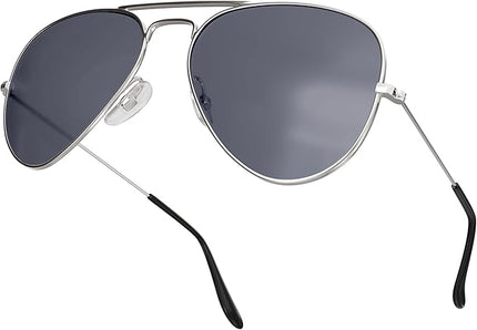 livho Sunglasses for Men Women Aviator Polarized Metal Mirror UV 400 Lens Protection