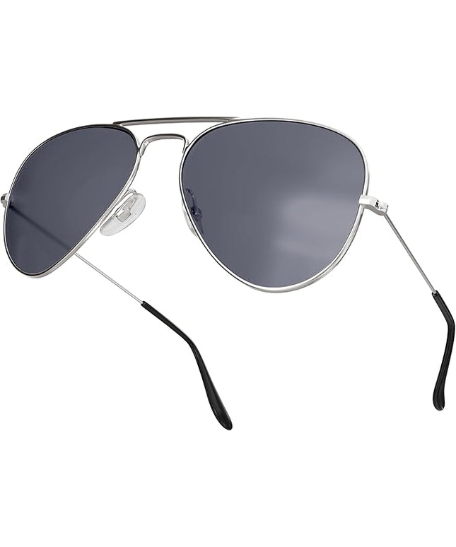 livho Sunglasses for Men Women Aviator Polarized Metal Mirror UV 400 Lens Protection