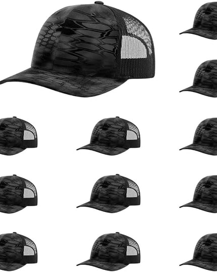 Richardson 112 Classic Six-Panel Adjustable Snapback Trucker Cap | Bulk Packs Available
