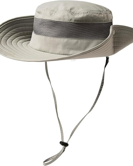 Oversized XL XXL Waterproof Sun Hat for Big Heads Mesh Bucket Hat Wide Brim Adjustable Packable Hiking Beach Fishing