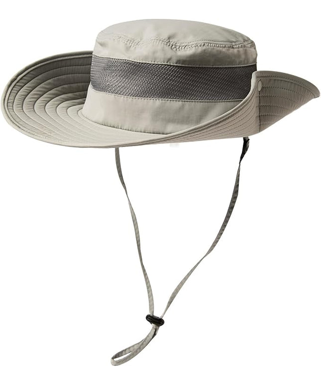 Oversized XL XXL Waterproof Sun Hat for Big Heads Mesh Bucket Hat Wide Brim Adjustable Packable Hiking Beach Fishing