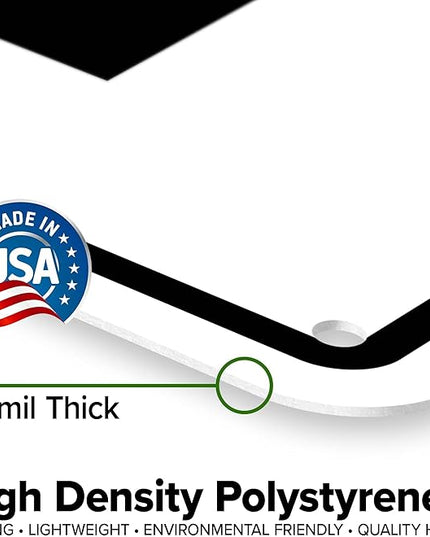 Trucks Right Sign, 10x14 Inches, 55 mil thick HDPS (high density polystyrene), Made in USA by My Sign Center