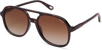 SOJOS Retro Polarized Aviator Sunglasses Womens Mens Classic 70s 80s Vintage Trendy Square Aviators SJ2174