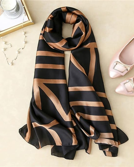 Silk Scarf Mulberry Silk Fashion Scarves Long Lightweight Shawl Wrap …