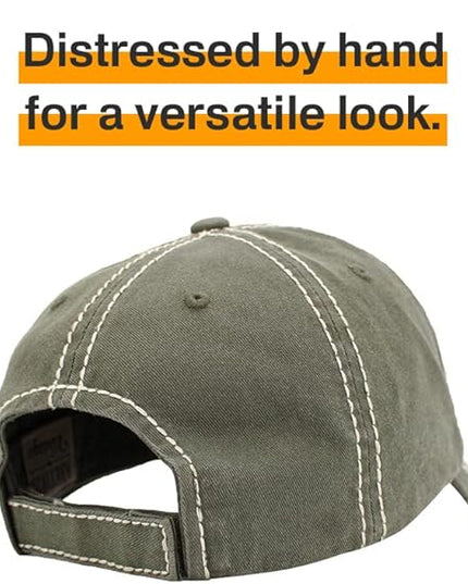KBETHOS Vintage Washed Distressed Cotton Dad Hat Baseball Cap Adjustable Polo Trucker Unisex Style Headwear