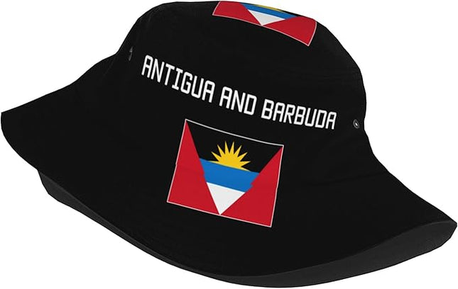 Funny Flag Bucket Hat for Men Women, Fisherman Hats Packable Fashion Sun Cap for Travel Outdoor Beach Boys Girls