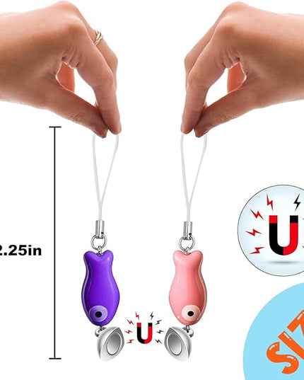 Agromusk Matching Phone Charms,Cute Ceramic Fish Matchaing Keychains Heart Strap Matching Couples Stuff Valentines Day Gifts