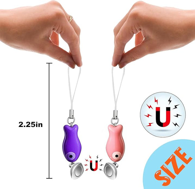 Agromusk Matching Phone Charms,Cute Ceramic Fish Matchaing Keychains Heart Strap Matching Couples Stuff Valentines Day Gifts