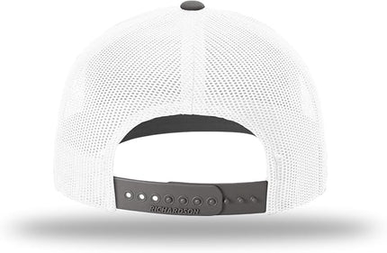 Richardson 112 Trucker Hat - Premium Adjustable Snapback Hat - Structured Six Panel Richardson Blank Caps