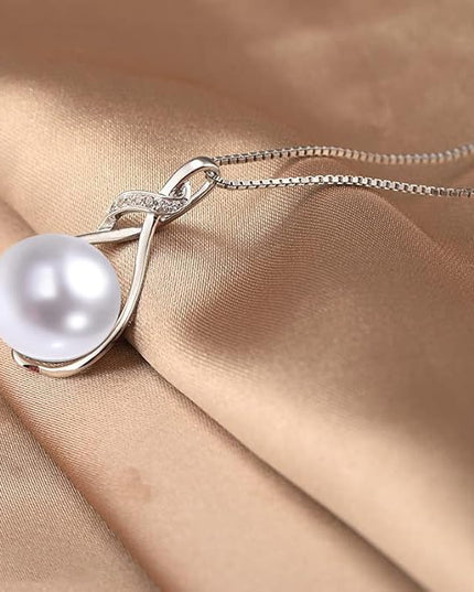 Pearl Necklace, Gifts for Women Wife, Mothers Day Gifts for Mom Wife Women Girlfriend Her on Valentines Day Gifts for Her Gifts Wedding Anniversary Christmas Day Gifts Birthday Day Gifts Jewelry