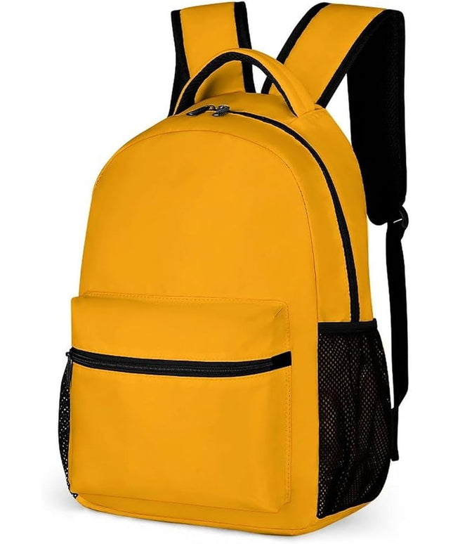 Fashion Orange Backpack Lightweight Large Capacity Laptop Daybag for Travel Work