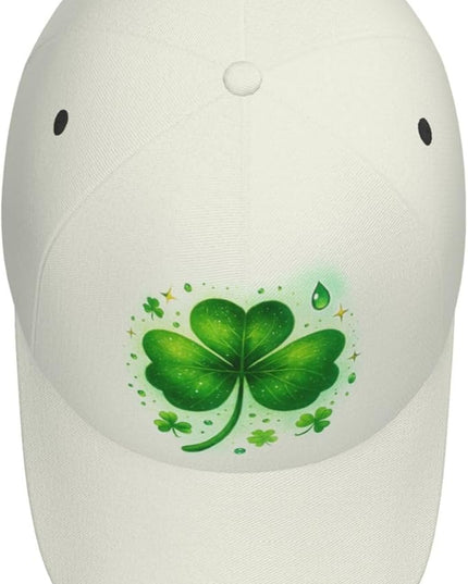St. Patrick's Day Baseball Cap, Irish Green Clover Trucker Hat for Men Women, Fashion Adjustable Sun Visor Dad Hat
