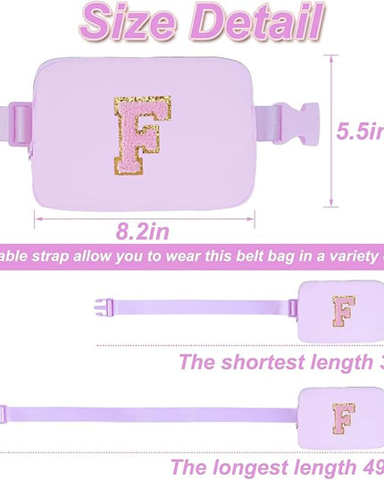 Uygafly Birthday Gifts for 4 5 6 7 8 9 10 11 12 13 Year Old Girls,Graduation Gifts for Teens Kids Daughter Sister Her,Fanny Pack Crossbody Bag Belt Bag Cute Trendy Stuff | Lavender,F