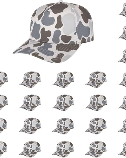 The Hat Pros Cap America i2026 Mid Profile 5-Panel Daybreak Camo Cap w/Quick-Dry Sweatband & Adjustable Snapback