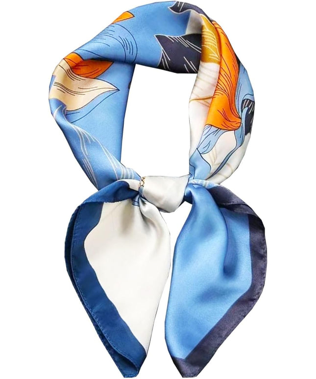 Dailyacc Hair Bandanas Scarf For Women Lightweight Fashion Neck Silk Satin Head Scarves For Sleeping Handbags Scarf