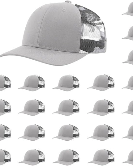 Richardson 112 Classic Six-Panel Adjustable Snapback Trucker Cap | Bulk Packs Available