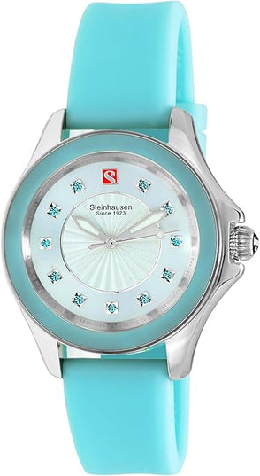 Steinhausen Arbon Collection Stainless Steel Silicone Interchangable Band Women's Watch