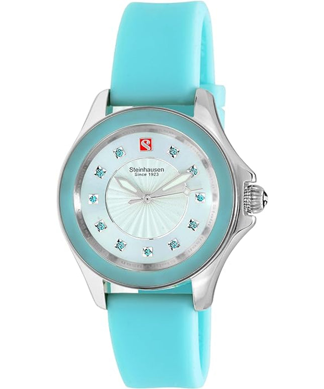 Steinhausen Arbon Collection Stainless Steel Silicone Interchangable Band Women's Watch