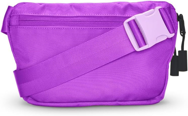 Baboon to the Moon Fanny Pack Full Size 3L Water Repellent Waist Bag Crossbody Belt Bag Lightweight Travel Everyday Bag for Men Women, Electric Purple