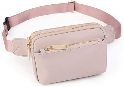 UTO Fanny Pack for Women Crossbody Trendy Fashion Belt Purse Chest Waist Hip Bumbag for Outdoor Shopping Travel Hiking