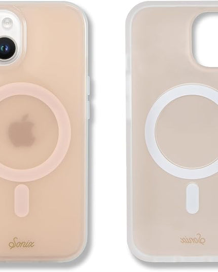 Sonix Protective Phone Case for iPhone 15, 14, 13 | Compatible with Magsafe | 10ft Drop Tested | Jelly Apricot