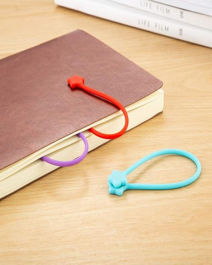 7Colors-21Pack Reusable Silicone Twist Ties, 7.48'' Magnetic Cable Ties with Strong Magnet for Organizing Cables, Hanging Stuff, USB Cords,Fridge Magnets, Used in Many Ways or Just for Fun