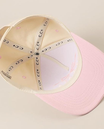 MIRMARU Two-Tone Vintage Canvas Trucker Hats for Men & Women, Adjustable Size Baseball Caps with Trendy Embroidered Design