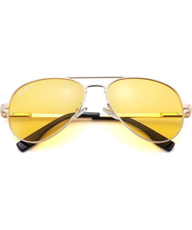 Pro Acme Classic Polarized Aviator Sunglasses 100% UV Protection, 52mm 58mm 63mm