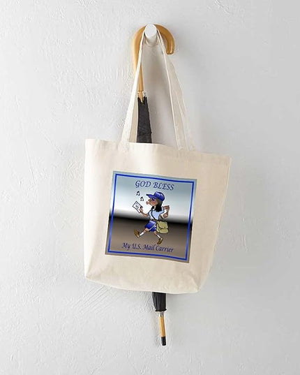 CafePress Mail Carrier Tote Bag Reusable Natural Beige Canvas Shopping Bag