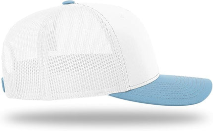 Richardson 112 Trucker Hat - Premium Adjustable Snapback Hat - Structured Six Panel Richardson Blank Caps