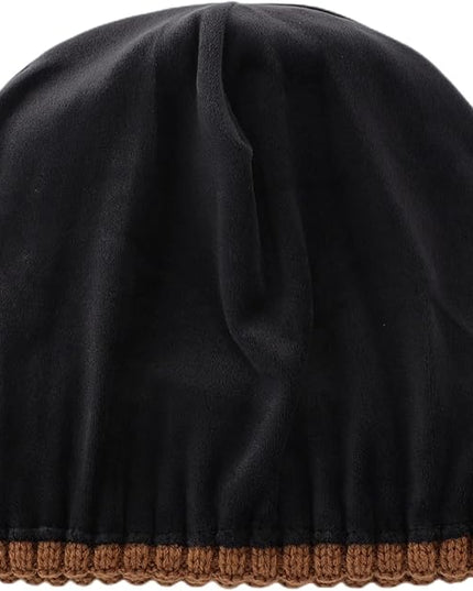 Connectyle Fleece Lined Cuffed Beanie Hat for Men Women Knitted Winter Wool Beanies Skull Cap Warm Watch Hat