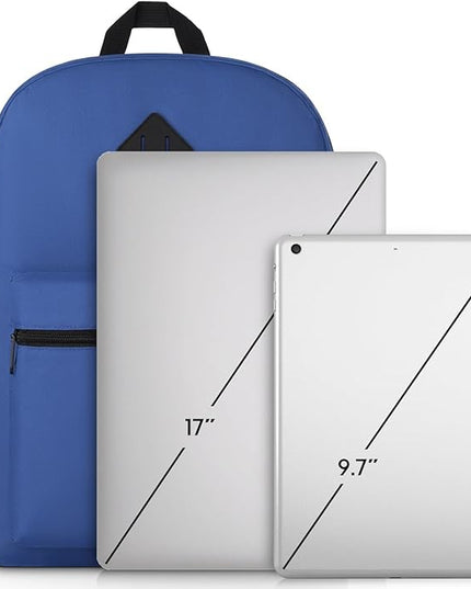 YAMTION 17.3 inch School Backpack,Classic Bookbag Backpack with USB Port for High School College Students Travel