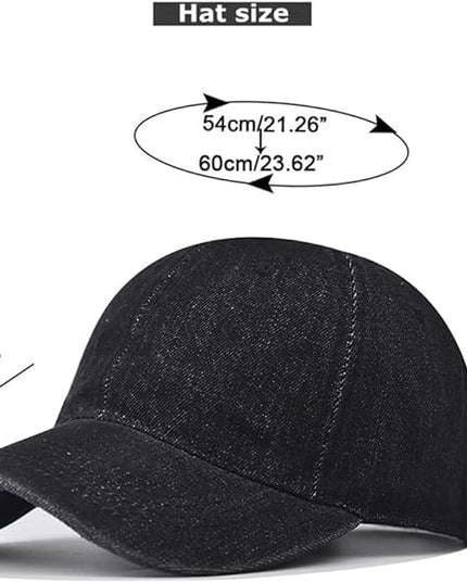 Classic Low Profile Baseball Cap for Men Women Adjustable Cotton Trucker Hats Dad Hat Plain Cap