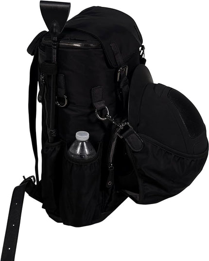 Grand Prix Deluxe Equestrian Backpack, Water-Repellent Riding Gear Bag with Boot Compartment, Multi-Pocket Organizer and Reinforced Base