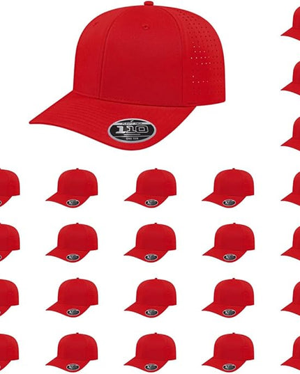 Cap America i8533 Flexfit 110 Perforated Performance Snapback Mid Profile 6-Panel Cap w/UV Guard & Adjustable Snapback