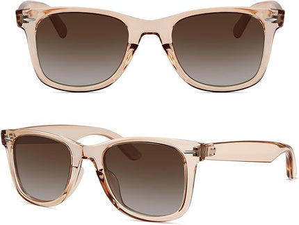 MEETSUN Polarized Sunglasses for Women Men Classic Retro Square Frame Driving Sun Glasses UV Protection