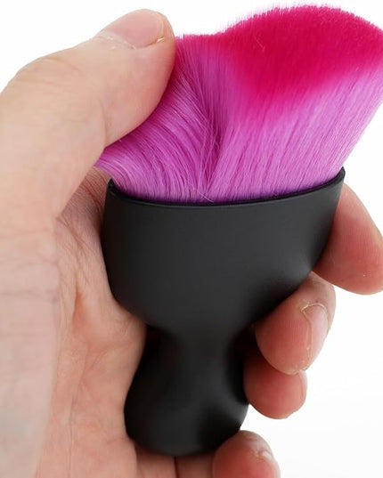 Car Detailing Brush, Soft Bristle Cleaning Brush, Scratch-Free Auto Duster Tool for Dashboard, Air Vents, Leather & Interior Cleaning (Black&Purple&Rose)