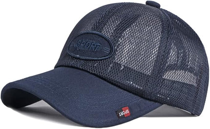 FASHIXD Mesh Baseball Cap for Men Women Summer Breathable Trucker Hats Running Hats Outdoor Sports Quick Dry Hat