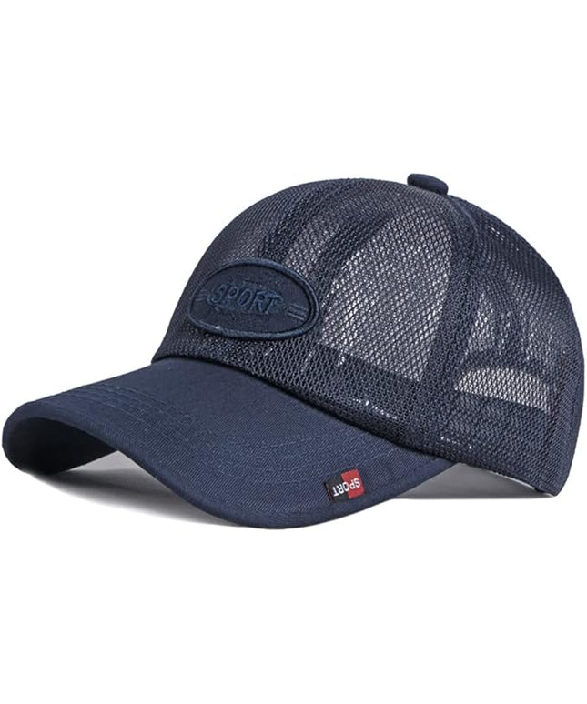 FASHIXD Mesh Baseball Cap for Men Women Summer Breathable Trucker Hats Running Hats Outdoor Sports Quick Dry Hat